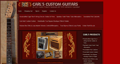 Desktop Screenshot of carlscustomguitars.com